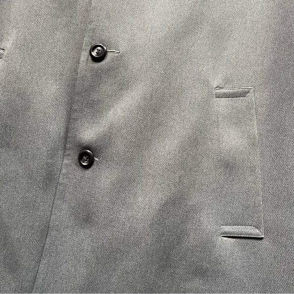 Gray Garrison Park Crownwear Overcoat Men’s Size 46R - Picture 2 of 11